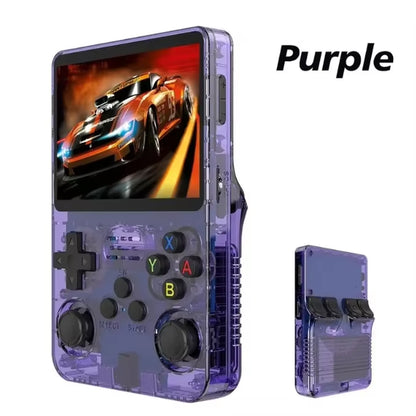 EW Green R36S Retro Handheld Game Console Linux System 3.5 Inch IPS Screen Portable Pocket Video Player 64GB 128G Game Kid Gift